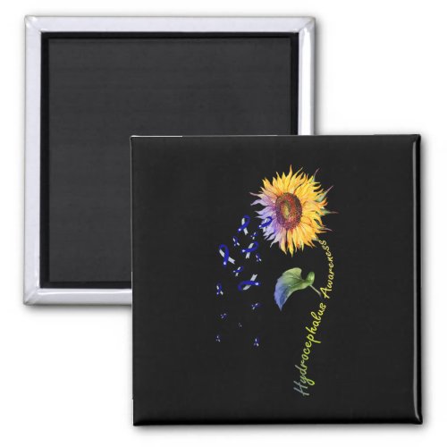 Awareness Sunflower  Magnet