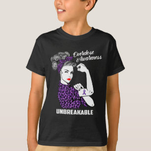 Awareness Support Fighting Women Warrior Leopard  T-Shirt