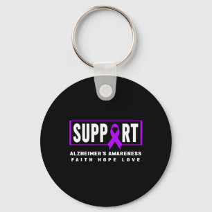 Awareness - Support Heimer’s Awareness  Keychain