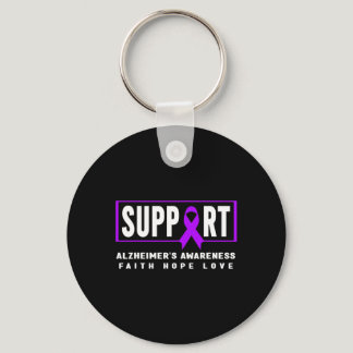 Awareness - Support Heimer’s Awareness  Keychain