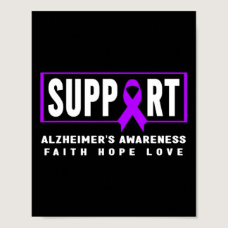 Awareness - Support Heimer’s Awareness  Poster