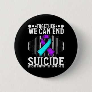 Awareness Support Prevention Awareness Month Art Button