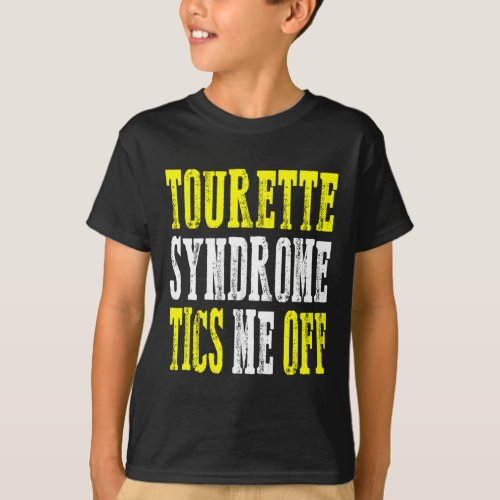 Awareness Tourette Syndrome Support  T_Shirt