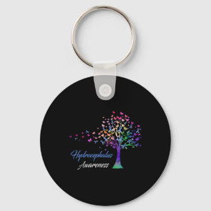Awareness Tree Ribbon Love Hope Awareness Keychain