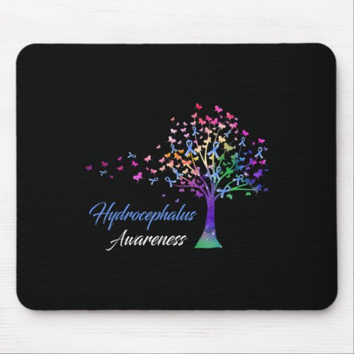 Awareness Tree Ribbon Love Hope Awareness  Mouse Pad