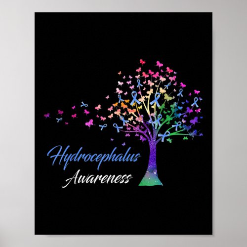 Awareness Tree Ribbon Love Hope Awareness  Poster