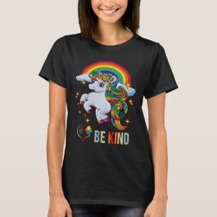 Awareness Unicorn Be Kind Asl Love Sign Language G T-Shirt