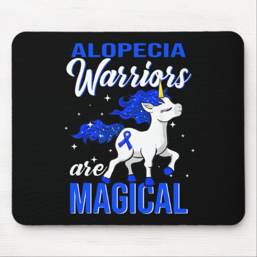 Awareness Warrior Fun Unicorn  Mouse Pad