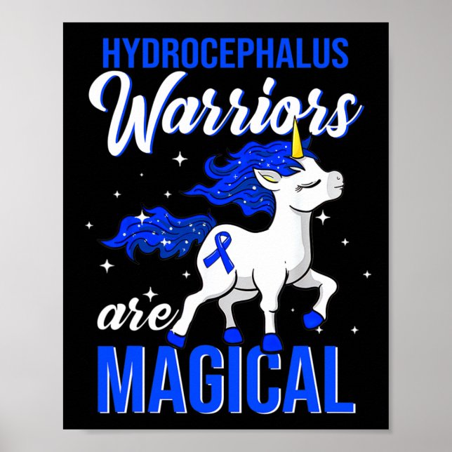 Awareness Warrior Fun Unicorn  Poster (Front)