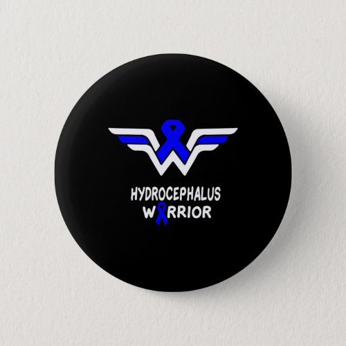 Awareness Warrior Support Survivor Blue Ribbon 1  Button