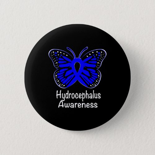 Awareness Warrior Support Survivor Blue Ribbon  Button