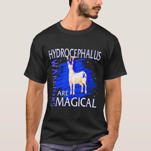 Awareness Warriors Are Magical Unicorn Hydroce 2  T_Shirt