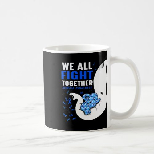 Awareness We All Fight Together Elephant  Coffee Mug