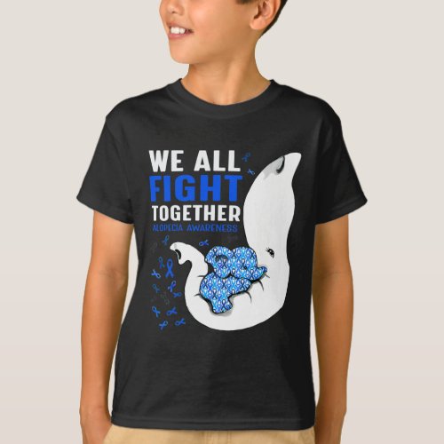 Awareness We All Fight Together Elephant  T_Shirt