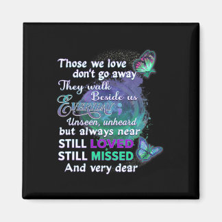 Awareness Women Those We Love Don't Go Away  Magnet