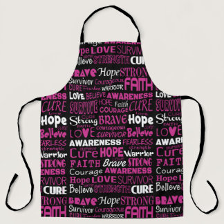 Awareness Words...Breast Cancer Apron