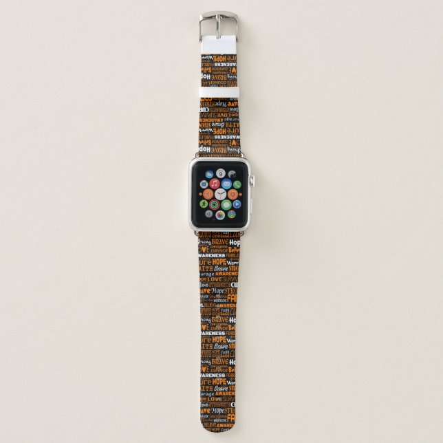 Awareness Words...CRPS Apple Watch Band (Front)