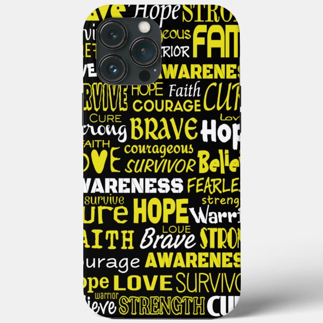 Awareness Words...Endometriosis Case-Mate iPhone Case (Back)