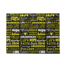 Awareness Words...Endometriosis Doormat