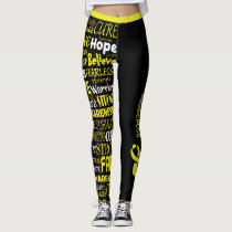 Awareness Words...Endometriosis Leggings