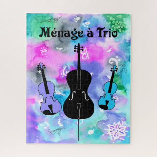"Awash in Color" Puzzle with art by Menage a Trio