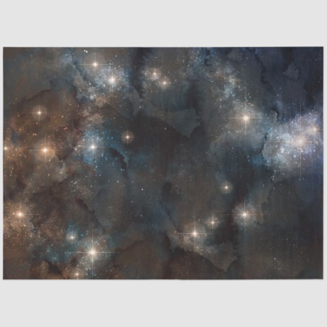 Awash with Stars Series Design 12 Tissue Paper (Front)