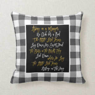 Download Christmas Lyrics Decorative Throw Pillows Zazzle