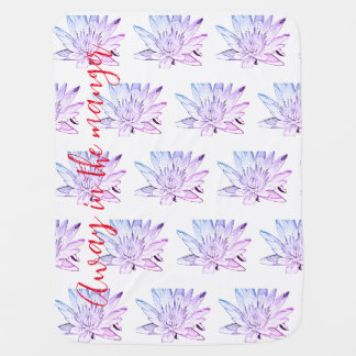 Away in the manger baby blanket