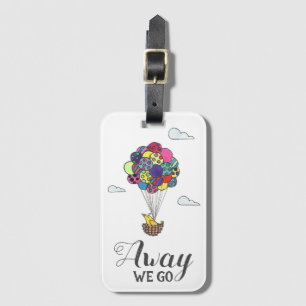 Away We Go Traveling Gift Luggage Tag