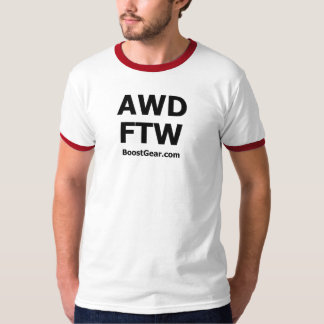 AWD - FTW - Ringer T-Shirt by BoostGear.com