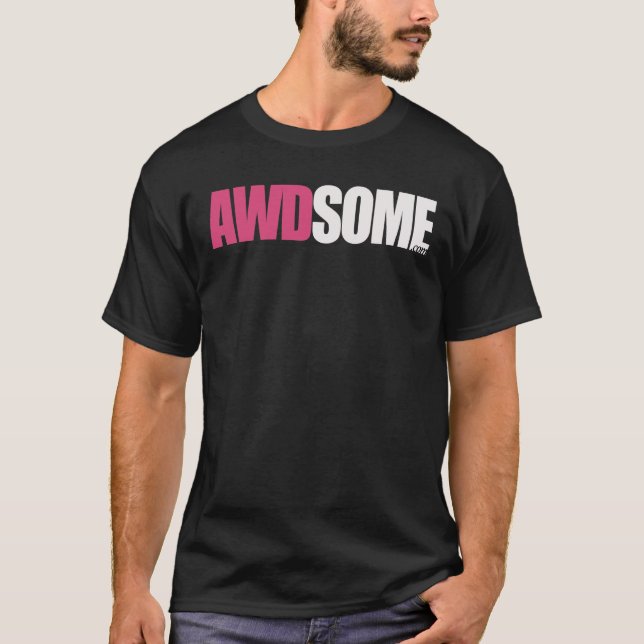 awdsome black T-Shirt (Front)