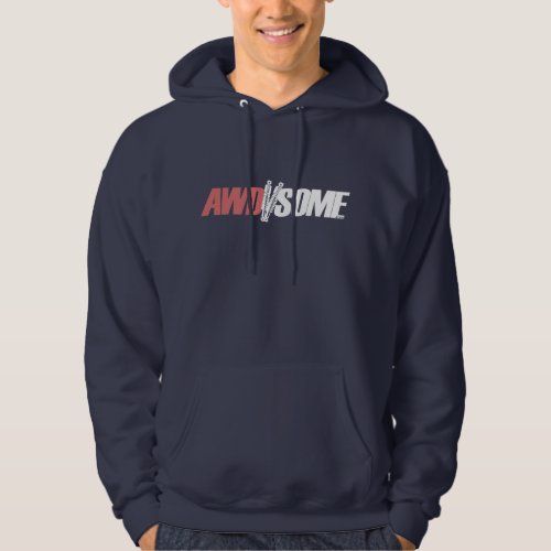 awdsome logo 3 hoodie