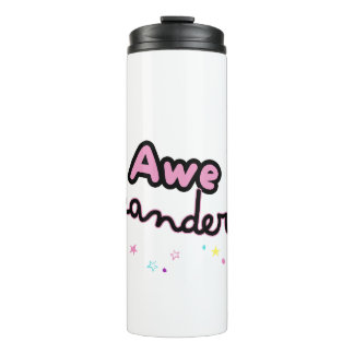 Awe and Wandering thermal tumbler