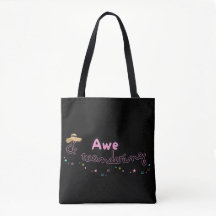 Awe and Wandering tote
