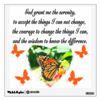 AWE INSPIRING BUTTERFLY SERENITY PRAYER PHOTO