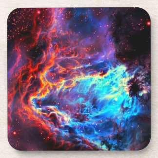 Awe-Inspiring Color Composite Star Nebula Beverage Coaster