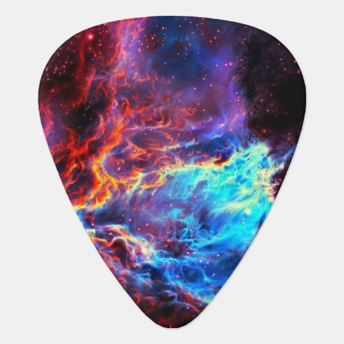 Awe_Inspiring Color Composite Star Nebula Guitar Pick