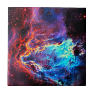 Awe-Inspiring Color Composite Star Nebula Tile
