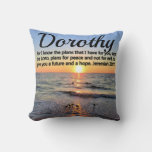 AWE-INSPIRING JEREMIAH 29:11 PERSONALIZED SUNRISE THROW PILLOW