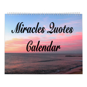 AWE-INSPIRING MIRACLES QUOTES CALENDAR