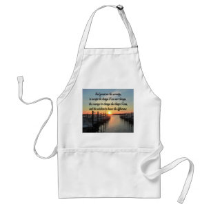 AWE-INSPIRING SERENITY PRAYER SUNSET PHOTO DESIGN ADULT APRON