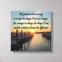 AWE-INSPIRING SERENITY PRAYER SUNSET PHOTO DESIGN