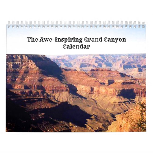 Awe_Inspriring Grand Canyon Calendar