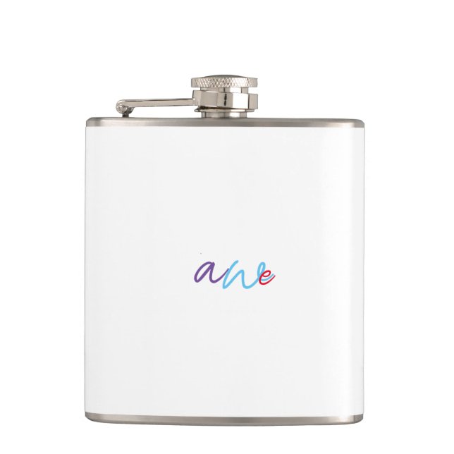 Awe Vinyl Wrapped Flask (Front)