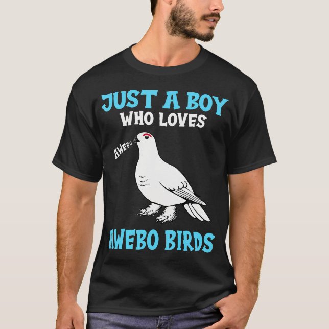 Awebo Willow Ptarmigan Awebo Costume For Boys Who  T-Shirt (Front)