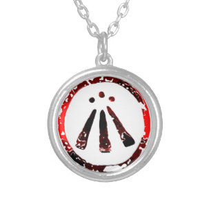 Awen Dream Spirit Sigil Silver Plated Necklace