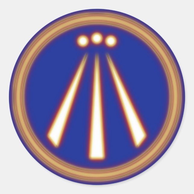 Awen (Glowign) Classic Round Sticker (Front)