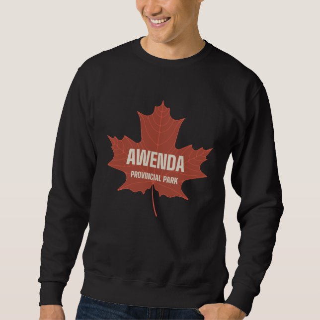 Awenda Provincial Park Ontario Canada Canadian Lea Sweatshirt (Front)