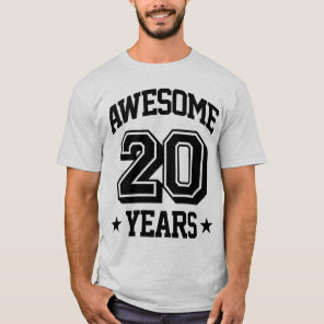 Awesome 20 Years T-Shirt