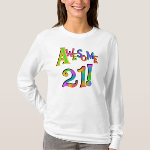Awesome 21 Birthday T-shirts and Gifts